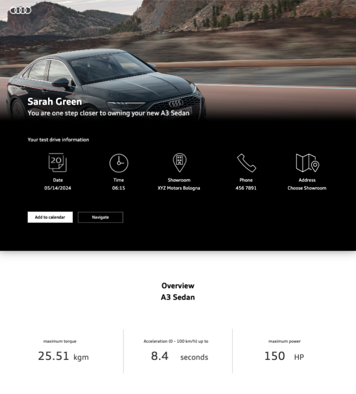 Audi - Test Drive